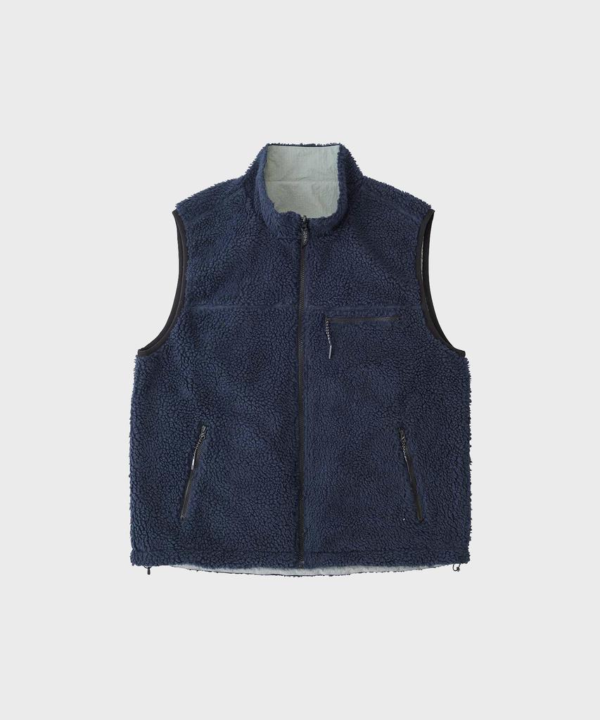 Gramicci Reversible Sherpa Vest Navy / Grey