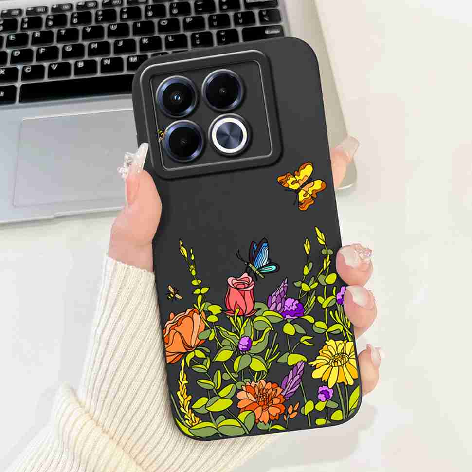 For Infinix Note 40 40X 5G Casing Lucky Girl Soft Silicone Case For Infinix Note 40 X  Note40 40X Pro 40Pro 5G Back Covers