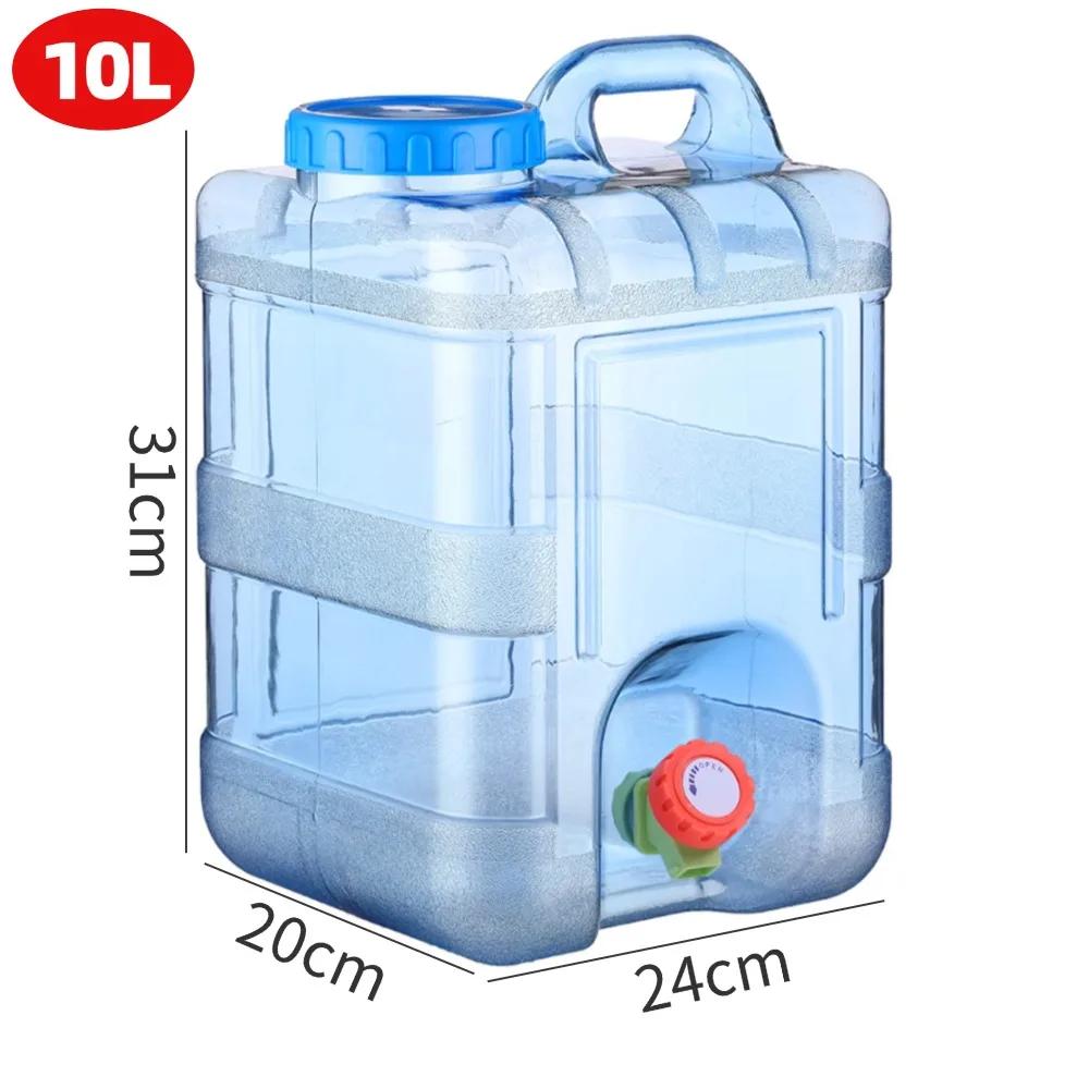 5/7.5/10/12/15L Portable Water Bucket Driving Pure Water Tank Container for Outdoor Camping Hiking Picnic Water Storage Carrier