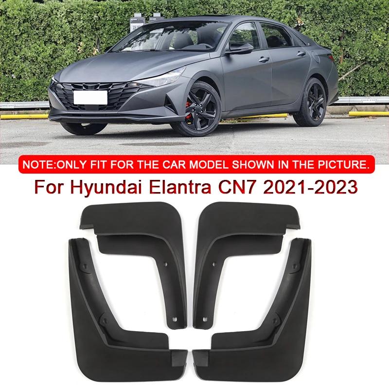 Для Hyundai Elantra CN7 - Автостайлинг Автомобильные брызговики Защита от брызг Брызговики Передние Задние Крылья Автоаксессуары