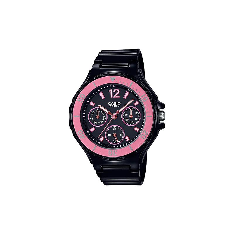 

Casio CASIOYOUTH series - disc multi-functional pointer series, diving style, fashionable and contrasting color, classic three-eye LRW-250H-1A2 чёрный