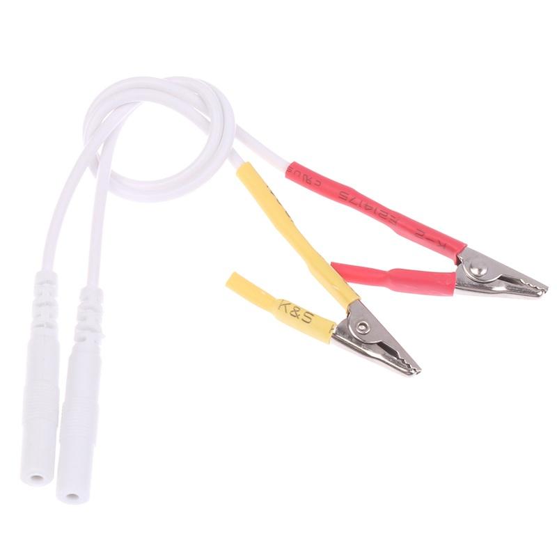 10Ps Tens/Ems Tieline Alligator Clip Cable Wire Electrode Accessories For Hwato Sdz-Ii Electronic Acupuncture2Mm Pin Type Cables