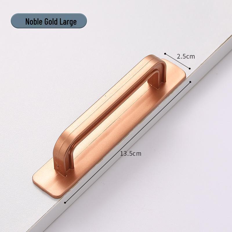 Schiebetür- und Fenstergriff ohne Bohren für Kleiderschränke, Schubladen und Schränke - Einfaches Aufputzdesign