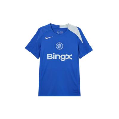 T90 25-26 Season Chelsea Logo Letter Crew Neck Short Sleeve Football Shirt Unisex Tops HM4143-481