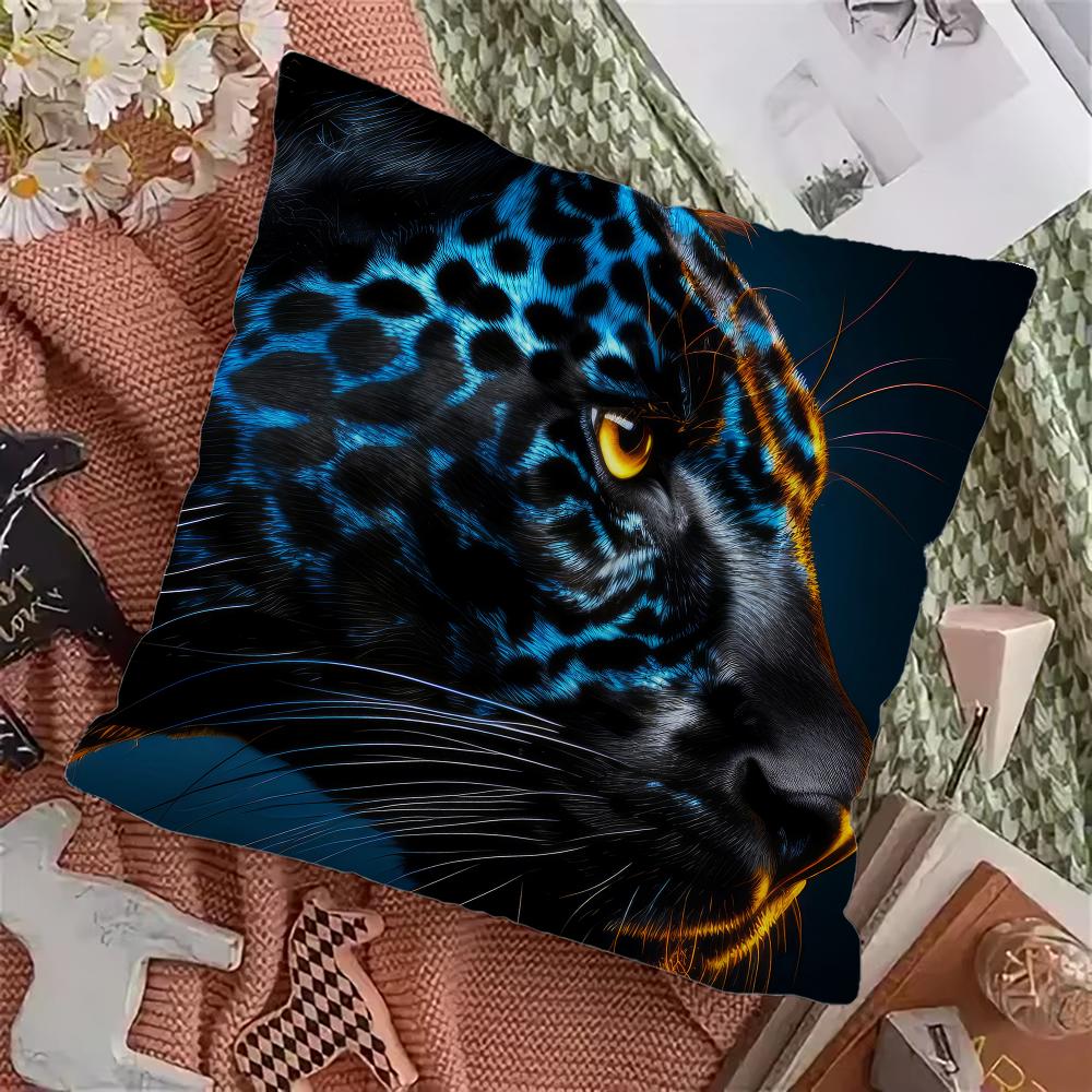 Cool Animal Wolf Tiger Pillow Case Pillowcase Home Sofa Cushions Car Cushions Pillowcover Office Pillowshell Pillow