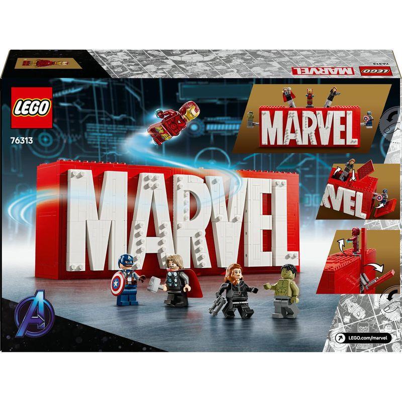 Lego Marvel Logo & Minifigures