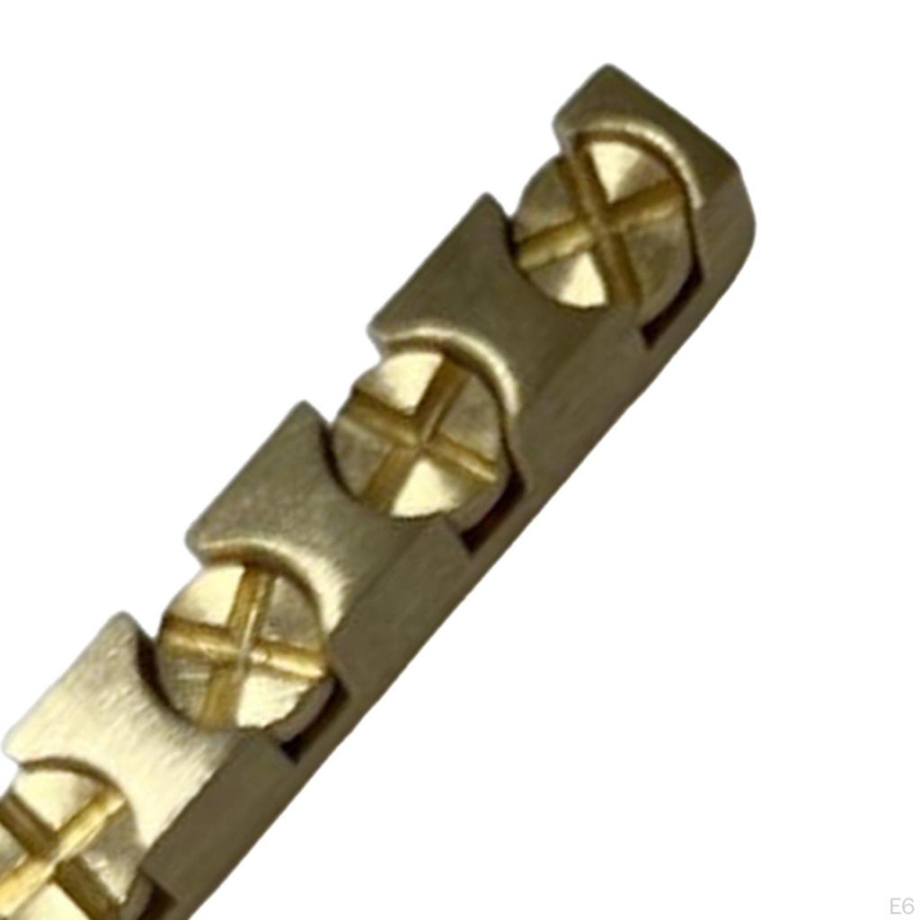 Adjustable Brass Guitar Nut for Electric Guitars - Enhance Your Sound