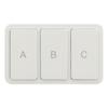 Smart Scene Button Remote 3 Gang Wireless Remote Control Switch for ZigBee for Home