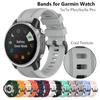 Fenix 7S /Fenix 5S Plus Uhrenarmband 20mm instinct 2S Quick Fit Silikon-Uhrenarmband-Riemen für Garmin Fenix 6S Pro Armbänder Rosa