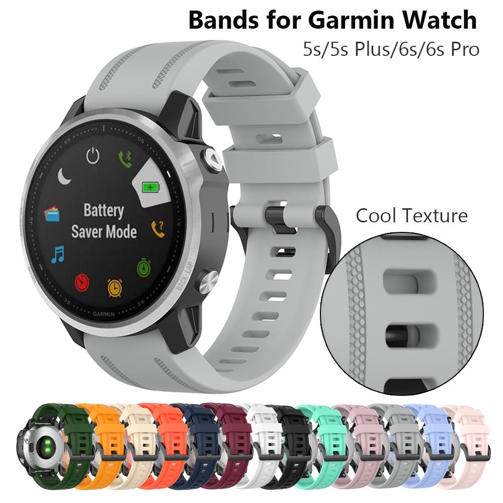 Fenix 7S /Fenix 5S Plus Uhrenarmband 20mm instinct 2S Quick Fit Silikon-Uhrenarmband-Riemen für Garmin Fenix 6S Pro Armbänder Rosa
