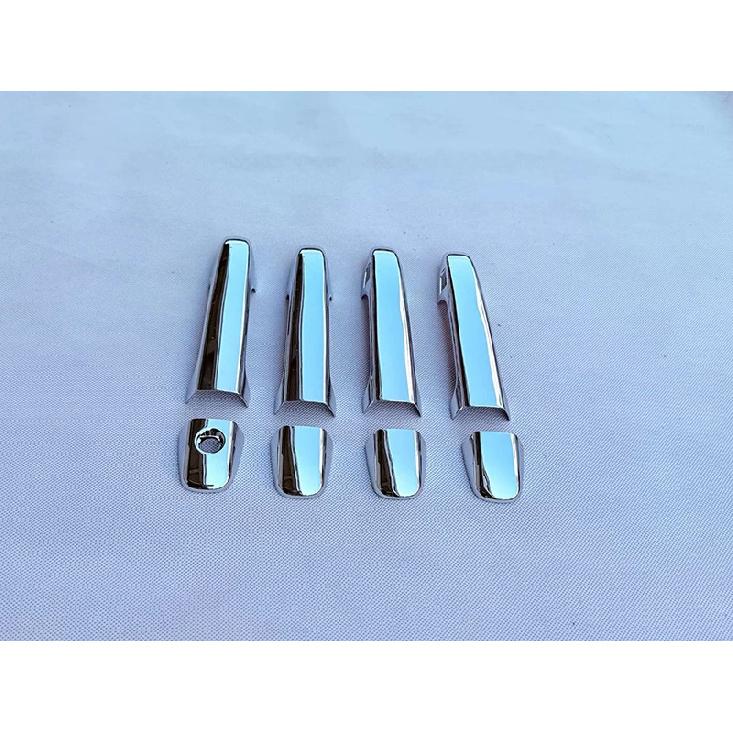 For Subaru Forester 2025 2026 Car Accessories ABS Chrome Door Handle Cover With Smart Key Hole Catch Cap Trim Molding