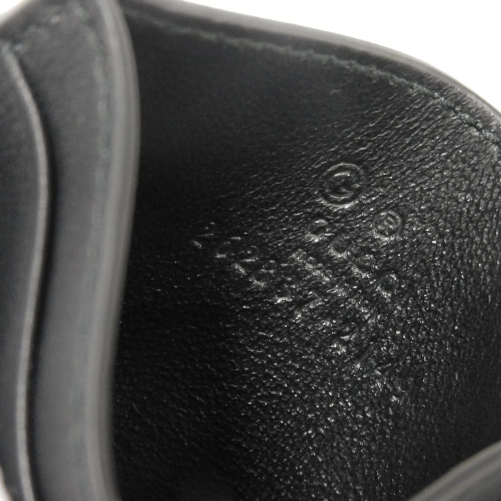 Used 9539 Micro Guccissima Card Holder 262837 BMJ1N 1000 7946 Logo Embossed Double G Pass Case Excellent Condition GG