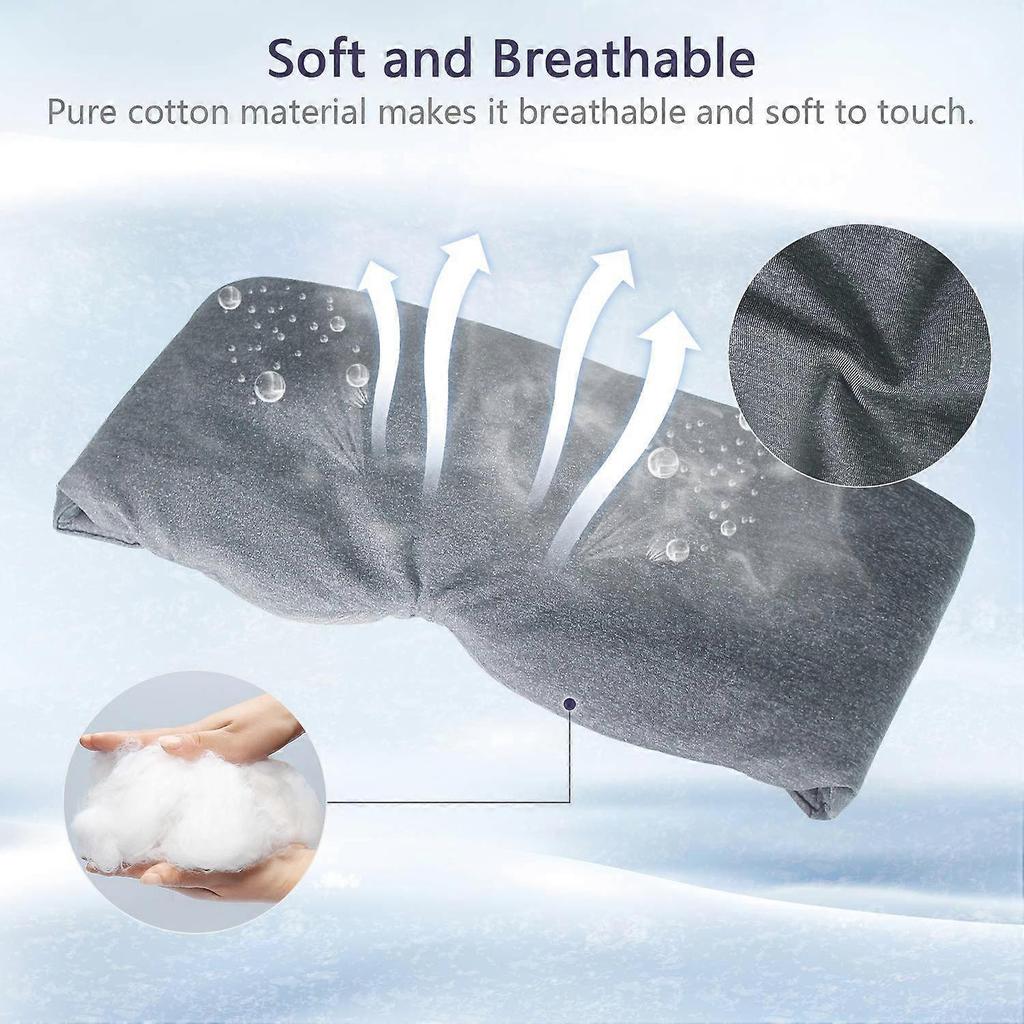 Schlafmaske - Superweiche und bequeme Schlafmaske, Geeignet für Zuhause, Schlaf, Reisen, Schichtarbeit, Nasenpolster-Design Blackout Augenmaske