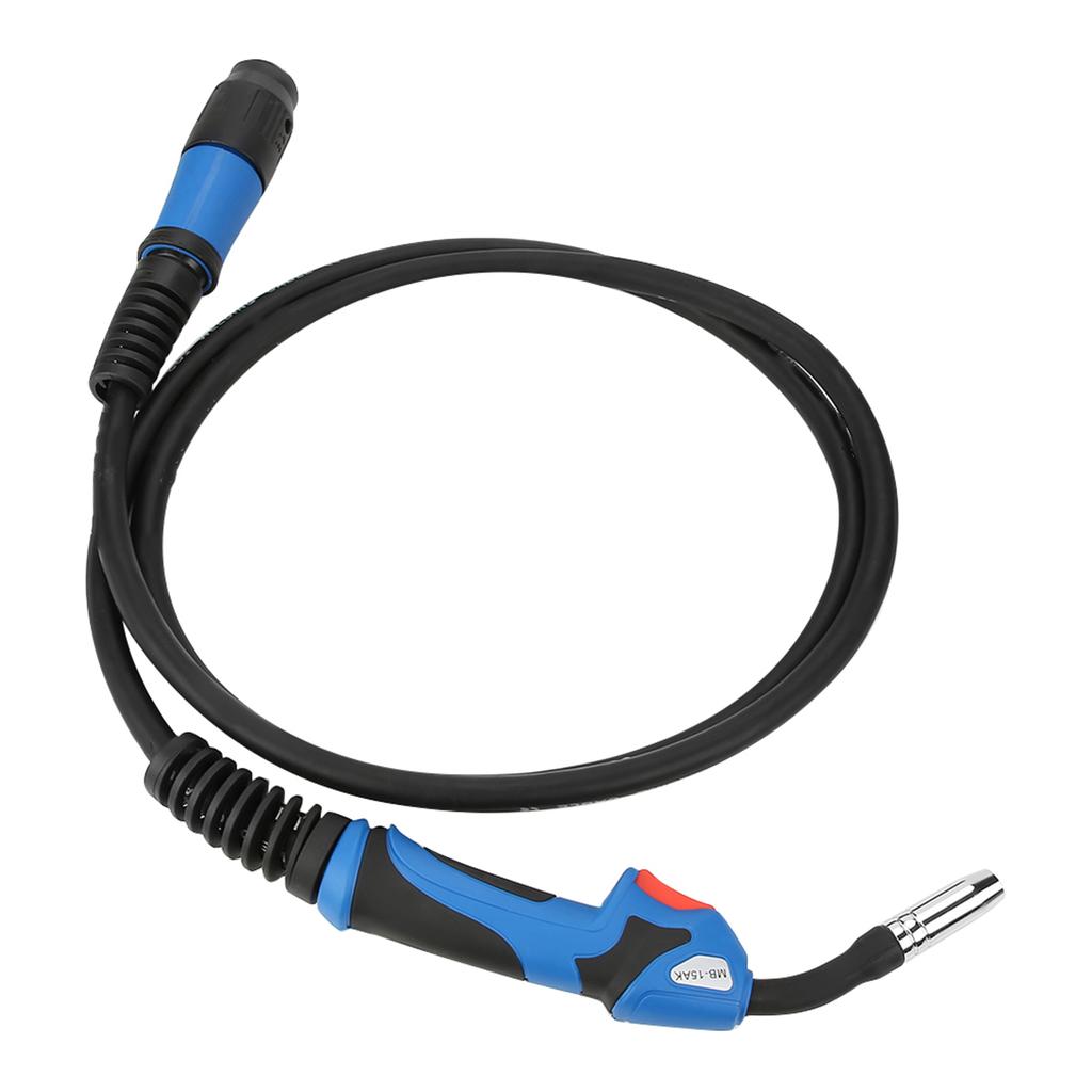MIGMAG Gas Shielded MB15 Welding Torch Euro Standard Connector 3m 9.8ft