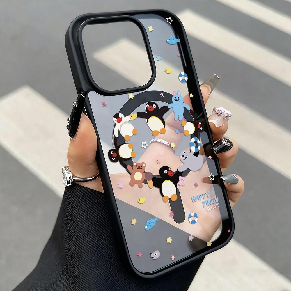 Magnetic Phone Case for iPhone  11 12 17 14 15 Pro Max 15 14 16 Pro13 14 15 16 Shockproof Case Mag-Safe Magnetic Ring Back Cover