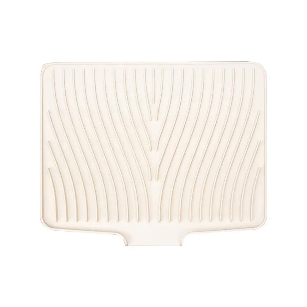 Silicone Dish Drying Mat Board Bowl Dish Drying Mat Sink Drainer Large Heat Resistant Table Trivet Kitchen Accessories 40x33cm 40x33x1.5 cm бежевый