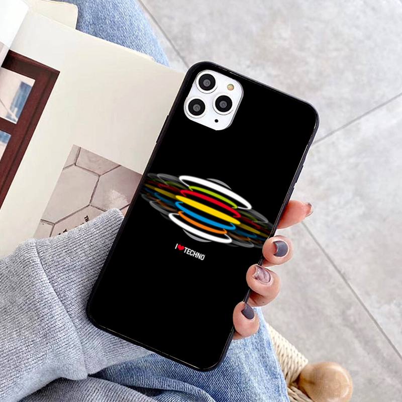 Techno Musik Handyhülle für iPhone 11 12 13 Mini Pro Max 8 7 6 6S Plus X 5 SE 2020 XR XS Funda Hülle