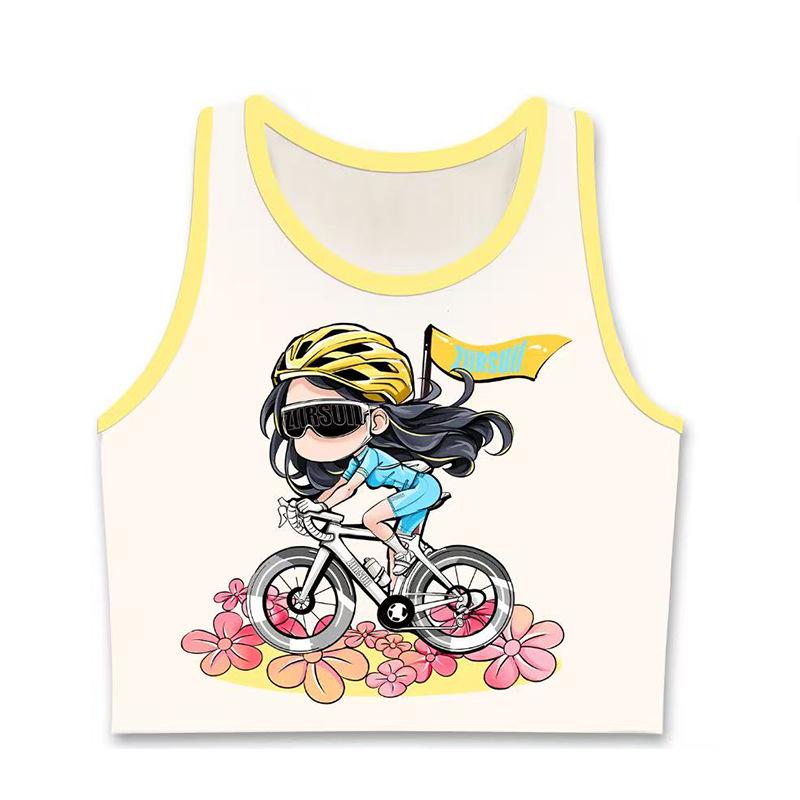Spicy Cartoon Print Yoga Tank Top - Summer 2025