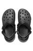 Crocs Saboti Slingback Unisex Classic Hiker Clog Black Size 38-39