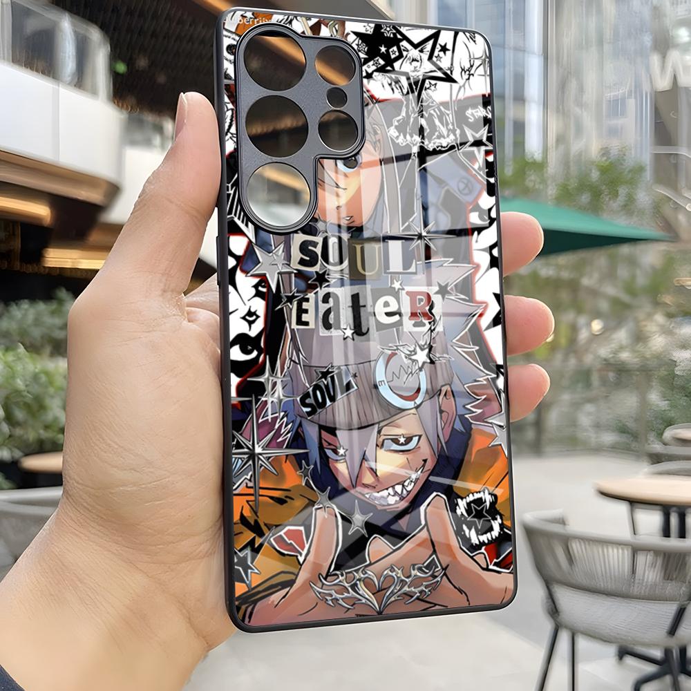 S-Soul Eater Phone Case For S25 Ultra Samsung S26 S24 Fe S22 S20 S23 21 Plus A54 A34 A53 A16 Glass Cover