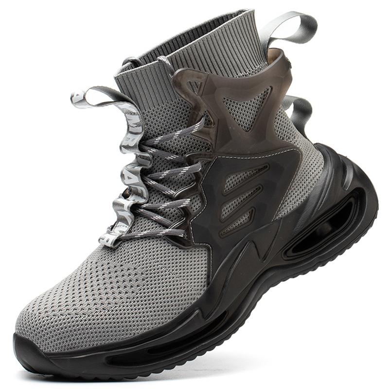 

Fashion Sneakers Men Boots Steel Toe Shoes Work Boots Safety Shoes Men Puncture-Proof Protection Shoes Work Sneakers Security 40