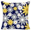 Pillow Cover Ins Style Daisy Summer Nordic Home Decoration Bedside Cushion Core Cover Linen