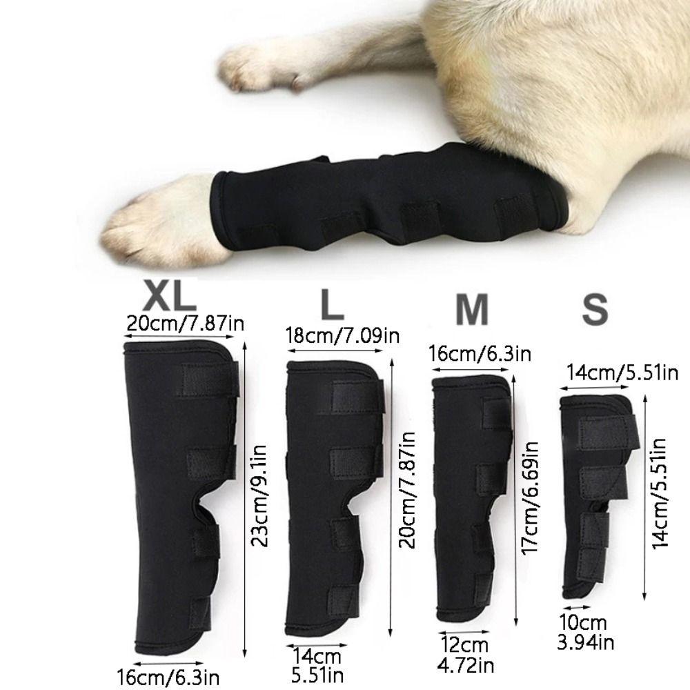 Anti-Lick Dog Bandages Leg Support Knee Brace Strap Breathable Pet Knee Pads  Dog Accessories