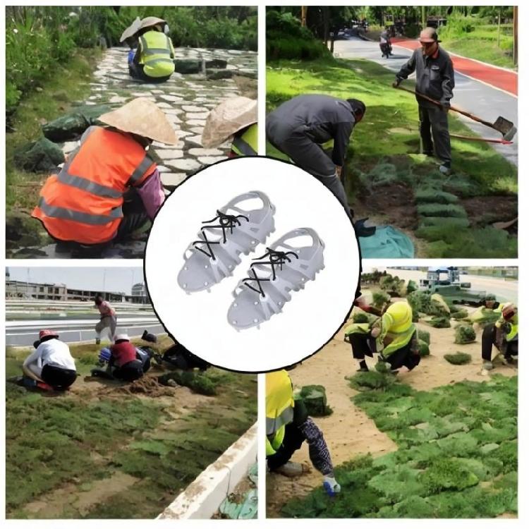 Ergonomische Beluchtingsschoenen Zware Sandaal Grasbeluchterschoenen voor het Beluchten van Grond Vermindert Vilt Tuinaccessoires
