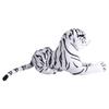 Artificial Tiger Plush Animal Realistic Big Cat White Soft Stuffed Toy Pillow