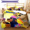 3pcs Custom Name Pupstruction Bedding Set Duvet Cover Closure Includes 1 Duvet Cover & 2 Pillowcases, Soft and Comfortable for All Seasons.