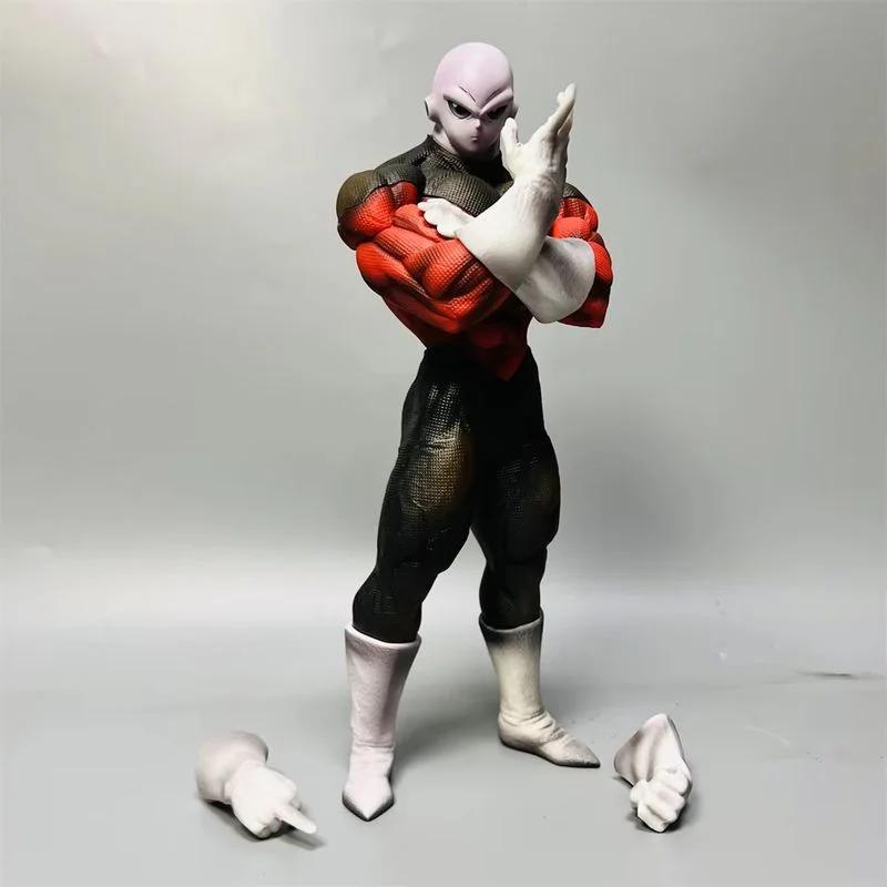 25cm Dragon Ball Anime Super Jiren Three Arm Interchangeable Action Figure Pvc Model Statue Collection Decoration Toys Gift