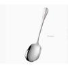 Paslanmaz Çelik Büyük Paslanmaz Çelik Pirinç Kaşığı Ergonomik Metal Servis Kaşığı Mutfak Çatal Bıçak Takımı Salata Servis Gereçleri Makarna İçin4