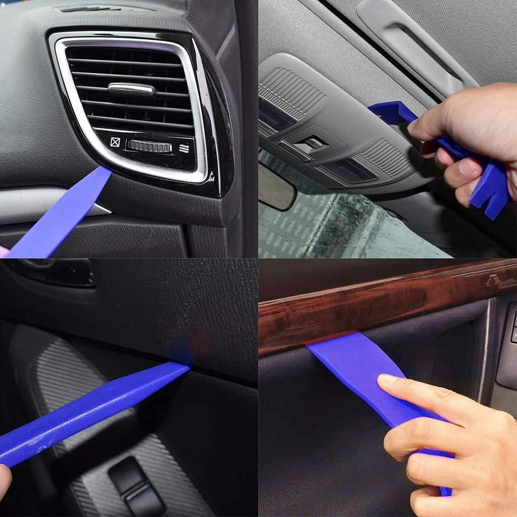 11Pcs/Set Auto Trim Removal Kits Fiberglass Nylon Car Radio Repair Kit Audios Radio Removal