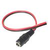 DC Red/Black Male & Female To Alligator Clip Battery Charging & Test Cable, 5.5x2.1 Connector