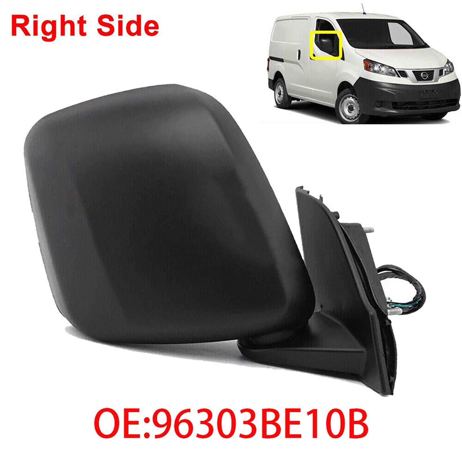 Kolip Electric Wing Door Mirror Right Driver Side 3-Wire Folding Rearview Mirror Compatible For NV200 2009-2018 black