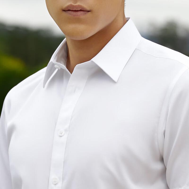 Youngor Men's Short Sleeve Non-Iron Business Shirt