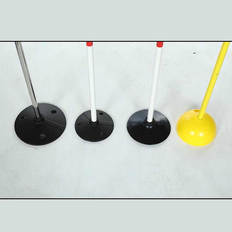 PVC Barrier Pole with Iron Base
