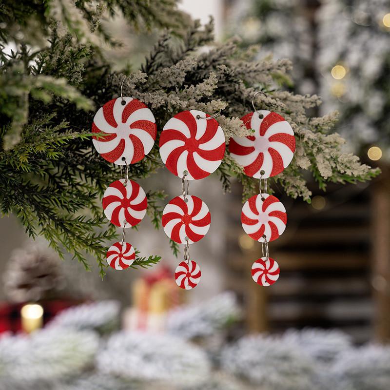Christmas Candy Ornaments Set With Pvc And Acrylic For Holiday Tree Decor