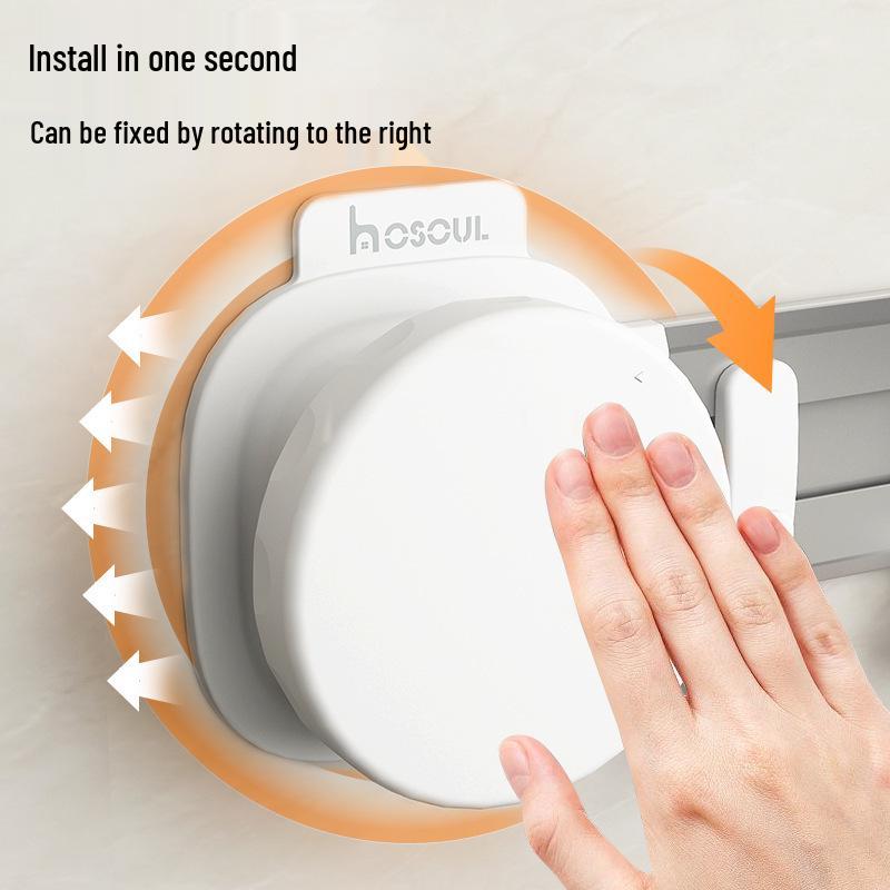 Wall-Mounted No-Drill Kitchen Hooks: Multifunctional Spatula and Utensil Storage Rack & Clothes Hanger