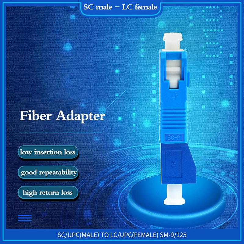 

Optical Fiber Conversion Connector SC Male To LC Female Mode Fiber Optic Hybrid Optical Adaptor Converter