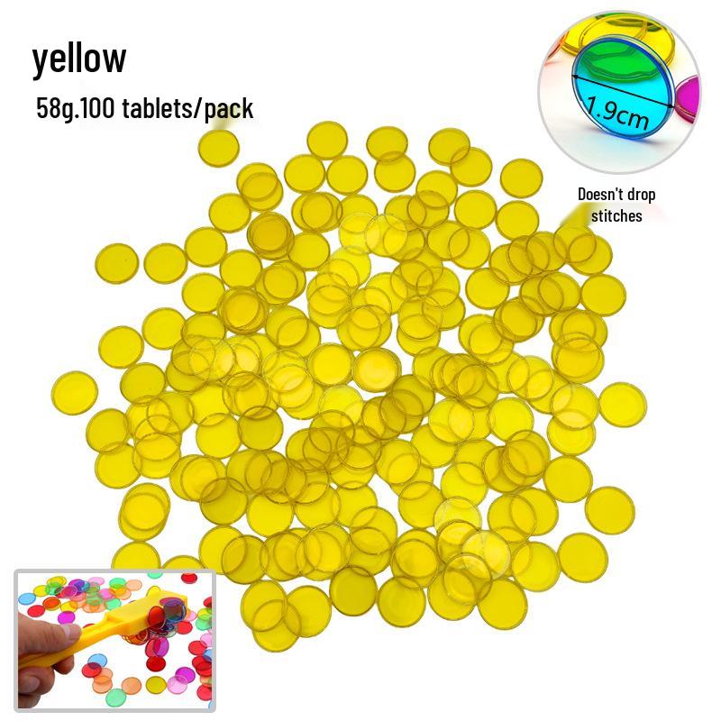 Magnetic Color-Matching Discs for Scientific Experiments and Teaching