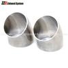 OD 54mm 57mm 60mm 63mm 70mm 76mm 85mm 89mm304 Stainless steel 45 degree elbow Flange for automobile exhaust pipe connection