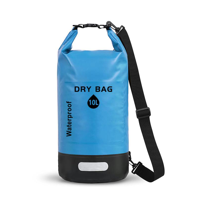 Borsa Secchiello Impermeabile da Esterno, Borsa Asciugatura, Borsa da Nuoto, Borsa Impermeabile, Borsa da Montagna da Spiaggia, Rete con Chiusura a Clip in PVC, Borsa Impermeabile.