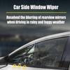 Universal Car Windshield Wiper Blades Double Layer Soft Rubber Auto Side Window Mist Removal Tool All-Weather Durability