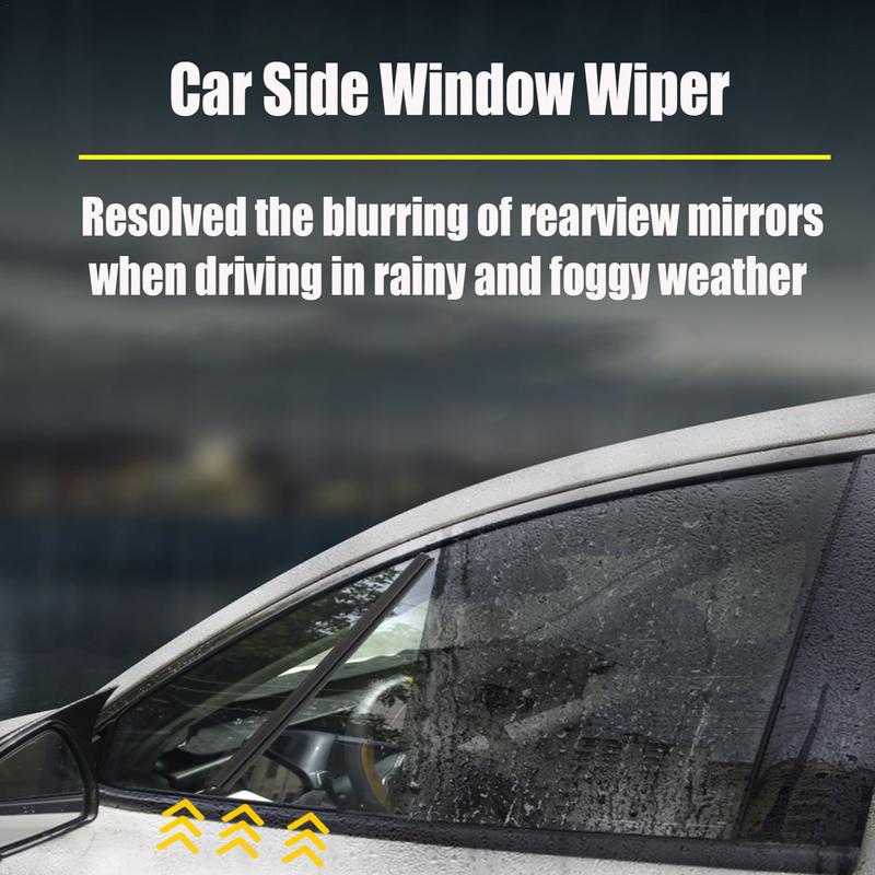 Universal Car Windshield Wiper Blades Double Layer Soft Rubber Auto Side Window Mist Removal Tool All-Weather Durability