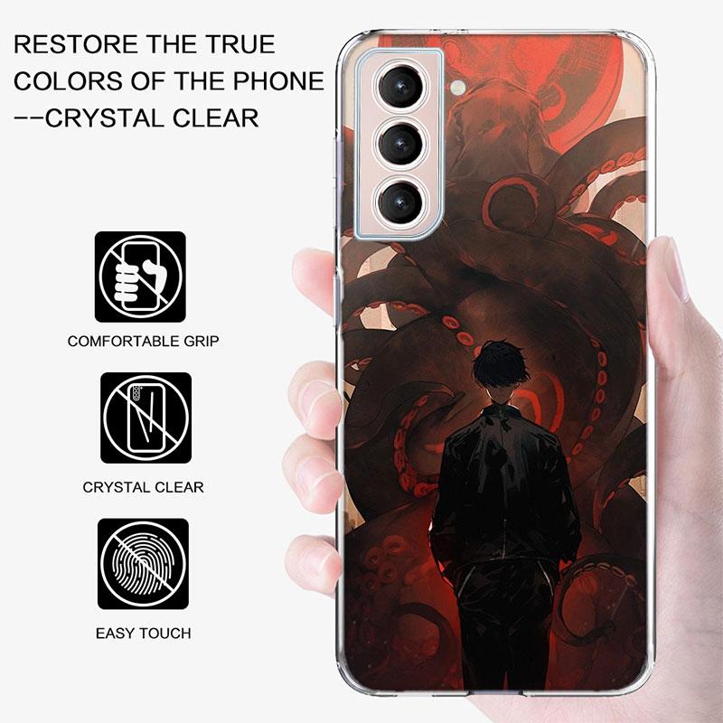 Chainsaw Man Yoshida Phone Case For Samsung Galaxy S25 Edge S24 S23 FE S21 S20 S10 Plus S22 S26 Ultra Cover Clear Cases TPU Capa