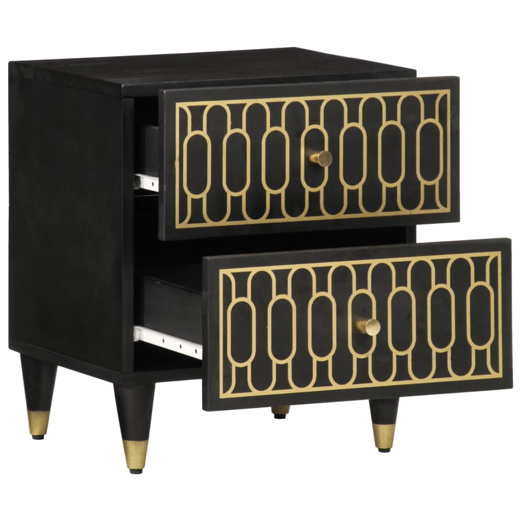 Nightstands (2 pcs) 40 x 33 x 46 cm Solid Mango Wood