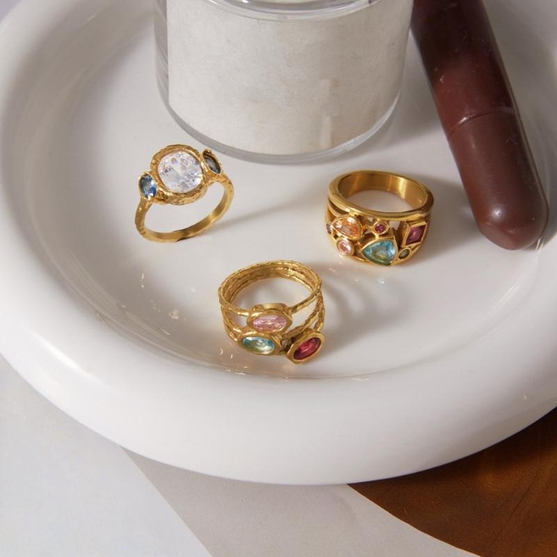 Daily Wear Fashion Ring for Women, Decorative Stone Jewelry Accent for Party Styling and Elevated Evening Looks
