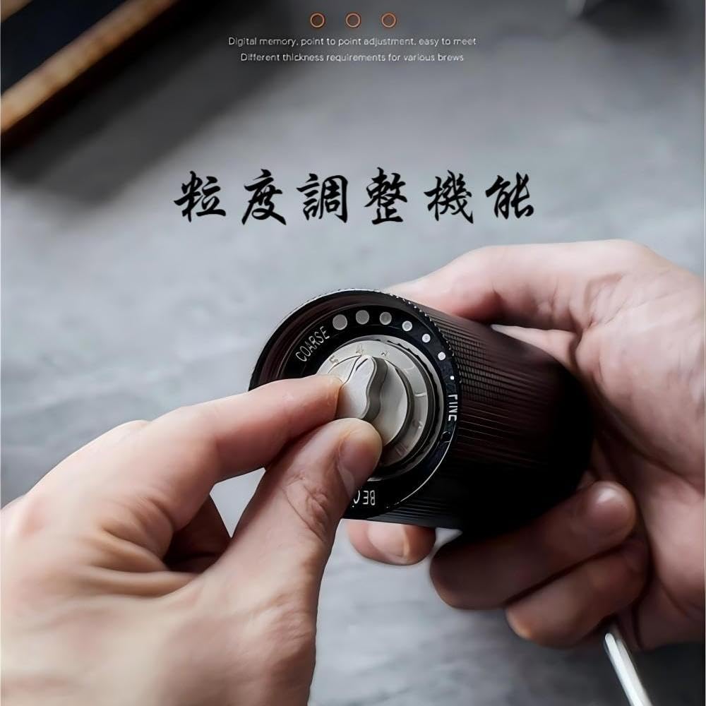 Spațiu pentru cafea Moara de cafea măcinată manual Moara de cafea Rasnita de cafea manuală Funcție de reglare a rugozității interne Lamă conică 7 Inoxidabil dur înalt