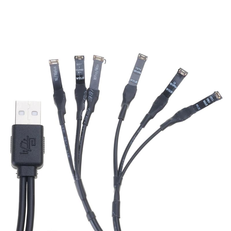 USB Power Boot Cable 3A 6 Port FPC Power Supply Test Cable Test Boot Line Motherboard Repair for 15 14 13 12